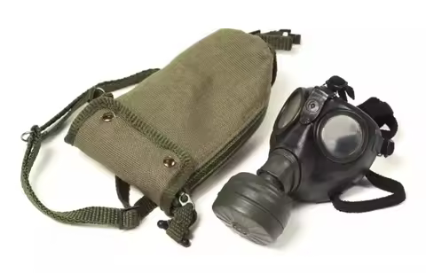 DID D80168 1/6 Soldier Paratrooper M38 Gas Mask& Mask Bag Model for 12''