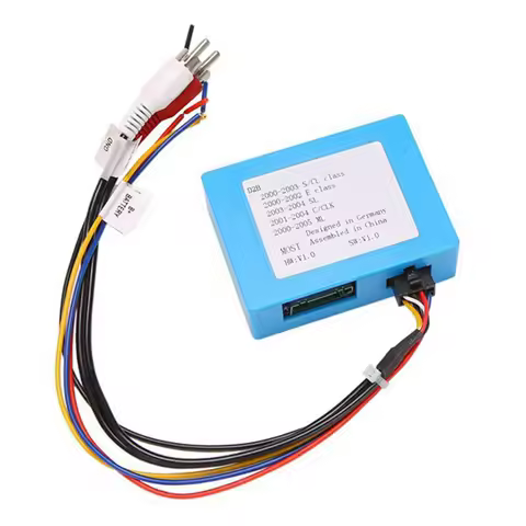Car D2B Digital Data Optical Fiber Decoder Most Box Car Radio Adapter For Mercedes Benz ML CL SL E C