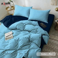 KATUN Korean Style Bedcover Set Two-Tone Microdispers CottonPOLOS 180x210 120x210 90x210