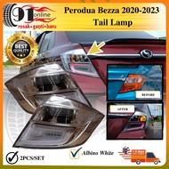Perodua Bezza 2020-2023 Albino White Tail Lamp Clear Lampu belakang bezza 2pcs/set