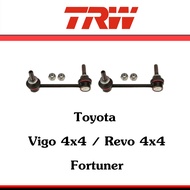 TRW ลูกหมากกันโคลงหน้า กันโครงหน้า TOYOTA วีโก้ รีโว้ Vigo 4X4 FORTUNER ปี 04-15 Revo 4x4 ปี 15 ขึ้นไป (1คู่ ซ้าย-ขวา)