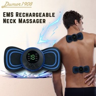 [Ready Stock] EMS Neck Massager Electric Massager Rechargeable Portable Mini Electric Pulse Ems Musc