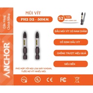 PH2 D2 Anti-Slip Screw Bits for drills - Central Domestic Products