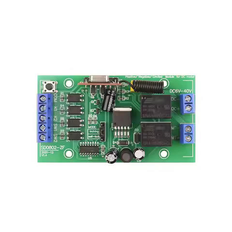 DC Motor Speed Controller Remote Control DC Motor Forward and Reserve Controller DC6-40V 5A Motor Sp
