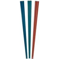 Hexagonal Chopsticks Set 23cm - Heat-resistant up to 220℃, Made in Japan, Stylish Design, Non-slip,