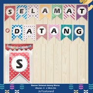 Welcome Banner | Bunting Flag Banner Printing Backdrop Stand