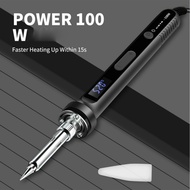 100w Digital Soldering Iron Temperature Control Soldering Iron LCD Display 100 Watt