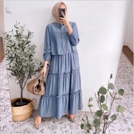 AYURA/ SKIRT SET CRINKEL SKIRT SET NEW SKIRT SET / NEWEST CLOTHES AND SKIRT SET WOMEN'S CLOTHES TOP 