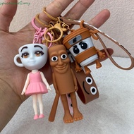 SPICEHIVE​ Italian Brainrot Keychain, Abstract Design Shimpanzini Brainrot Animals Keychains, Cute P