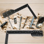 Metal L-Square Angle Ruler Right 90 Measuring Tool Woodworking L Shape Ruler 20x30cm