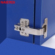 NAIERDI 4 Pack 90 Degree Soft Closing Cabinet Hinges 35mm Hydraulic Door Hinges Furniture Hinge for Folded Cupboard Wardrobe