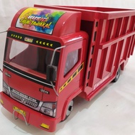 mainan truk oleng kayu jumbo 52cm miniatur truk oleng