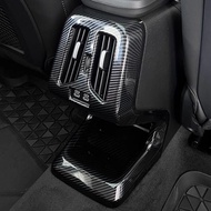 สำหรับ BMW X1 X2 iX1 iX2 ปี 2023-2026 ฝาครอบช่องแอร์ที่วางแขนเบาะหลังภายในทำจากคาร์บอนไฟเบอร์ อุปกรณ