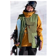 686 Ski Suit Men Women Same Style Pike 3L Fabric 20k Waterproof Golden Brown Single Double Board Ski