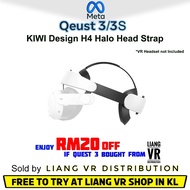 KIWI Design H4 Comfort Fit Strap for Meta Quest 3/3S VR Headset - Enhanced Gaming Experience