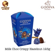 Godiva Domes Milk Chocolate Crispy Hazelnut 123g