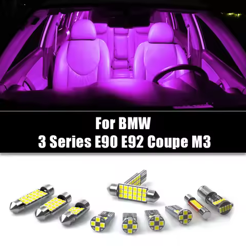 Error Free Car LED Bulb For BMW 3 Series E90 E92 Coupe M3 Auto Interior Dome Reading Lamp Vanity Mir