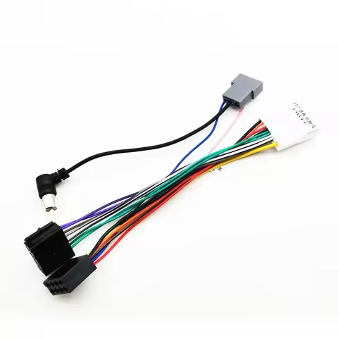 Car Radio Wiring Harness 20P Head Unit ISO Connector Antenna Plug Cable Adapter for Nissan Qashqai J
