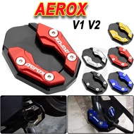AEROX 155 V2 CNC Modified Side Stand Shoes Flat Foot Extension Kickstand Pad YAMAHA AEROX V2 V1 acce