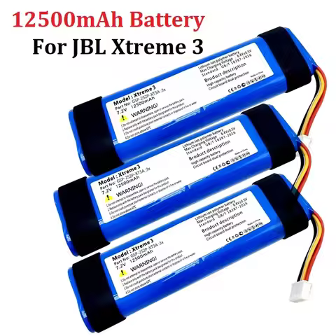 Upgrade to 12500mAh Battery For JBL Xtreme 3 Xtreme3 Battery For JBL Xtreme 3 GSP-2S2P-XT3A bluetoot