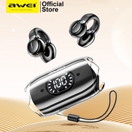 Awei TZ7 OWS Open Ear Wireless Earphone Bluetooth 5.3 Air Conduction Earbuds With Microphone