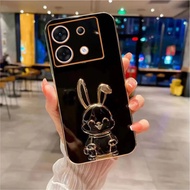Luxury Softcase Infinix Zero 30 4G Zero 30 5G free Rabbit Phone Holder