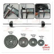 Dumbel Dumble Barbell Set 50Kg/Dumble Set 50Kg Speeds Lx014-39(50Kg) Original