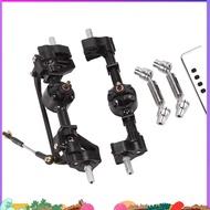 2Pcs Front and Rear Portal Axle with Metal Drive Shaft for  C14 C24 C24-1 C34 C44 B14 B24 1/16 RC Ca