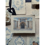 Keepsake Wedding Handmade – Custom Color Vintage Photo Illustration (Can Be Purchased Individually)