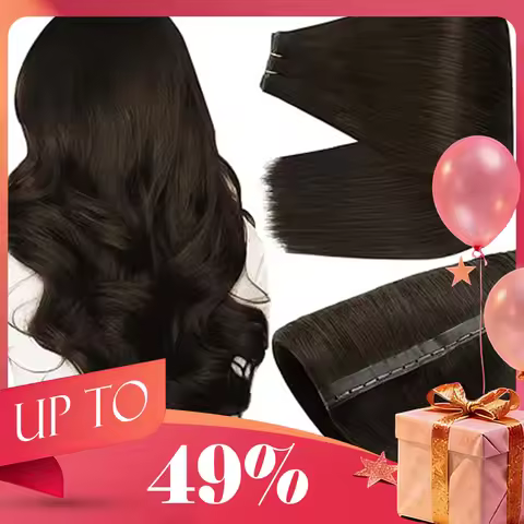 [NEW] Ugeat Butterfly Weft Hair Extensions Micro Bead Weft Genius Weft Real Human Hair Pu Hole Exten