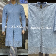 ATASAN KEBAYA TUNIK BRUKAT JUMBO / KEBAYA BRUKAT PAYET MODEL TUNIK / BAJU KURUNG BRUKAT JUMBO