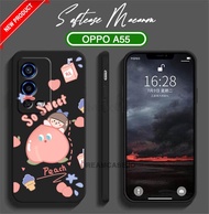 [UV07] SOFTCASE MACARON CAMERA PROTECT MOTIF STUFFED ANIMALS FOR OPPO A55 TERBARU - SOFT CASE MACARO