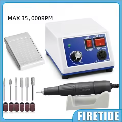 Dental Lab Micromotor Machine N3 + PRO 105LN 50000RPM Handpiece Straight Contra Angle Handpiece