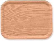J-kitchens Obon Bon Tray, Heat Resistant, Wooden, Long Angle, Natural Brown, 14.6 inches (37.0 cm), 