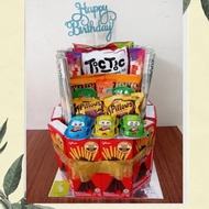 Snack tower ultah isi uang ready