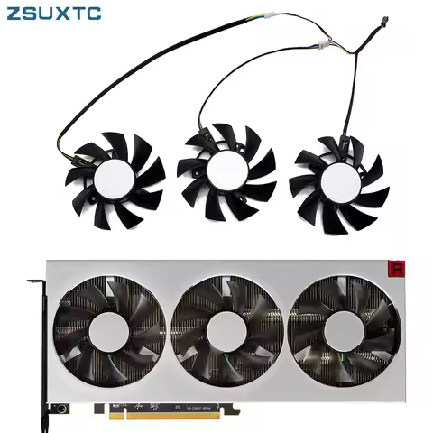 DIY 75MM FD8015H12S 12V 0.32A replace For Amd Xfx RX Radeon VII Graphics Video Card Cooler Fan