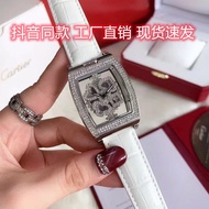 The new Douyin Holdem Vago Rotary Hollow Watch Woman Watch Fashion Trend Fighting Star Wholesale Wat