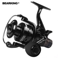 【Hot sale】Bearking Fishing Reel Double Brake Carp Fishing Feeder 2020 Spinning Reel  Quality Fishing Reel 3000 4000 5000