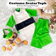 Avatar toph costume for children, aavatar toph costume for children, avatar costume for children