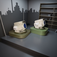 Mô Hình Súng Pháo Lazer 360° Quay Không Tiếng 93 Light Blade LY-1 Mô Hình Tĩnh Lặng Uy Hiếp Không Ti