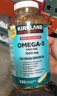 KIRKLAND 超濃縮Omega-3 魚油丸