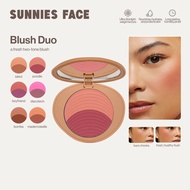 Sunnies Face Healthy Touch Blush Duo [Two-Tone Powder Blush] Makeup