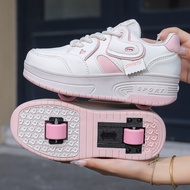 Kasut Heelys Kanak-Kanak Perempuan 2025 Musim Bunga, Kasut Roda Selebriti Internet, Kasut Heelys Kan