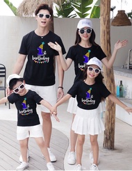 bajucouple - family birthday kaos couple kembaran keluarga bisa request angka tergantung ultah berapa baju pesta