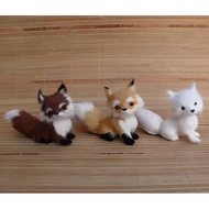 Simulation Fox Standing Fox Decoration Black Fox White Fox Red Fox Red Fox Girlfriend Gift Decoratio