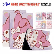 For Kindle 2022 11th Generation 6.0-inch Case Kindle C2V2L3 Ereader Protective Case Fashion Cute Mel