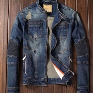Most Suitable for MEN'S WOMEN'S RIPPED BIKER DENIM JEANS JACKETS