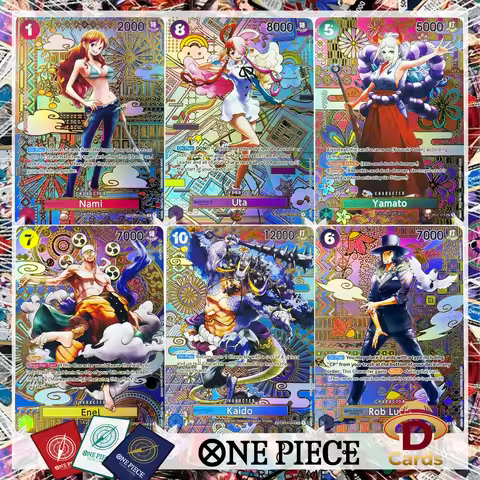 One Piece (Awakening of the New Era OP05) OPCG Card Game Anime Collection Cards Art Foil Etched Text