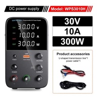 Adjustable DC Power Supply 30V 10A black