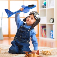 lED Glider Throw Airplane Toy Flight Kapal Terbang Besar Mainan Big Aeroplane Foam Plane Flying Toys